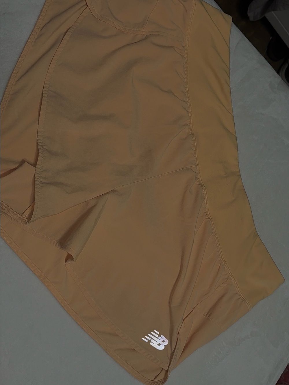 New Balance Women's Athletic Shorts in Light Peach